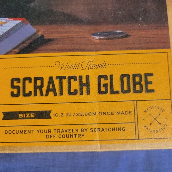 NOB World Travels Scratch Globe Heritage Collective - Picture 3 of 8